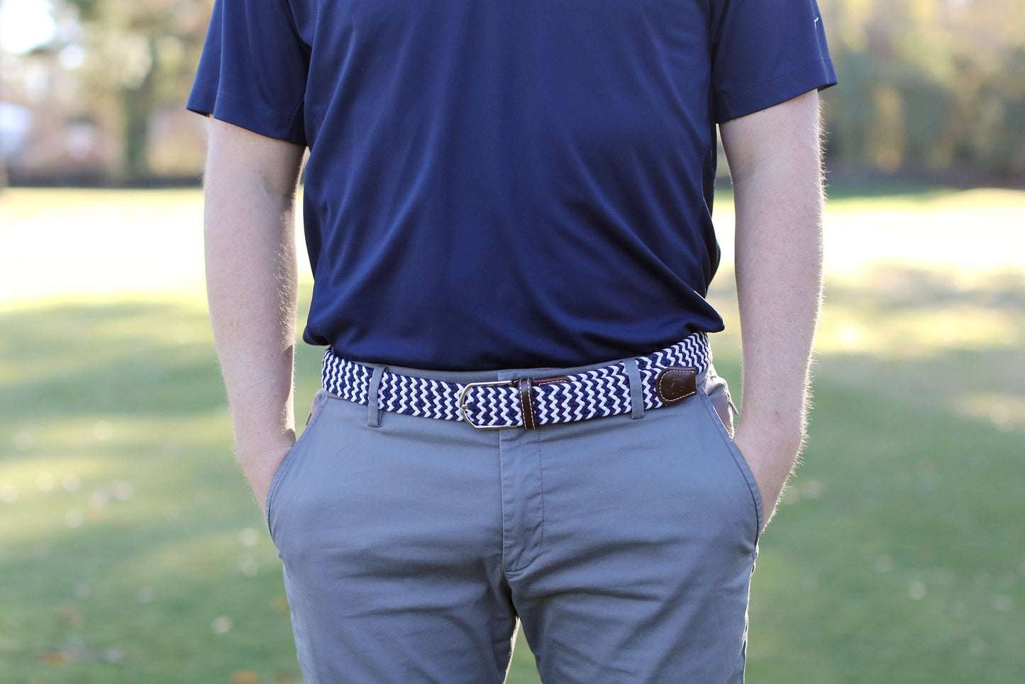 The Cape Cod Woven Stretch Belt