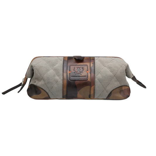 Woodland Quilted Oxford Canvas Shave Case by Martin Dingman