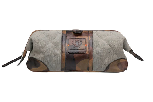 Woodland Quilted Oxford Canvas Shave Case by Martin Dingman