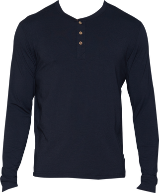 Men's Long Sleeve Henley