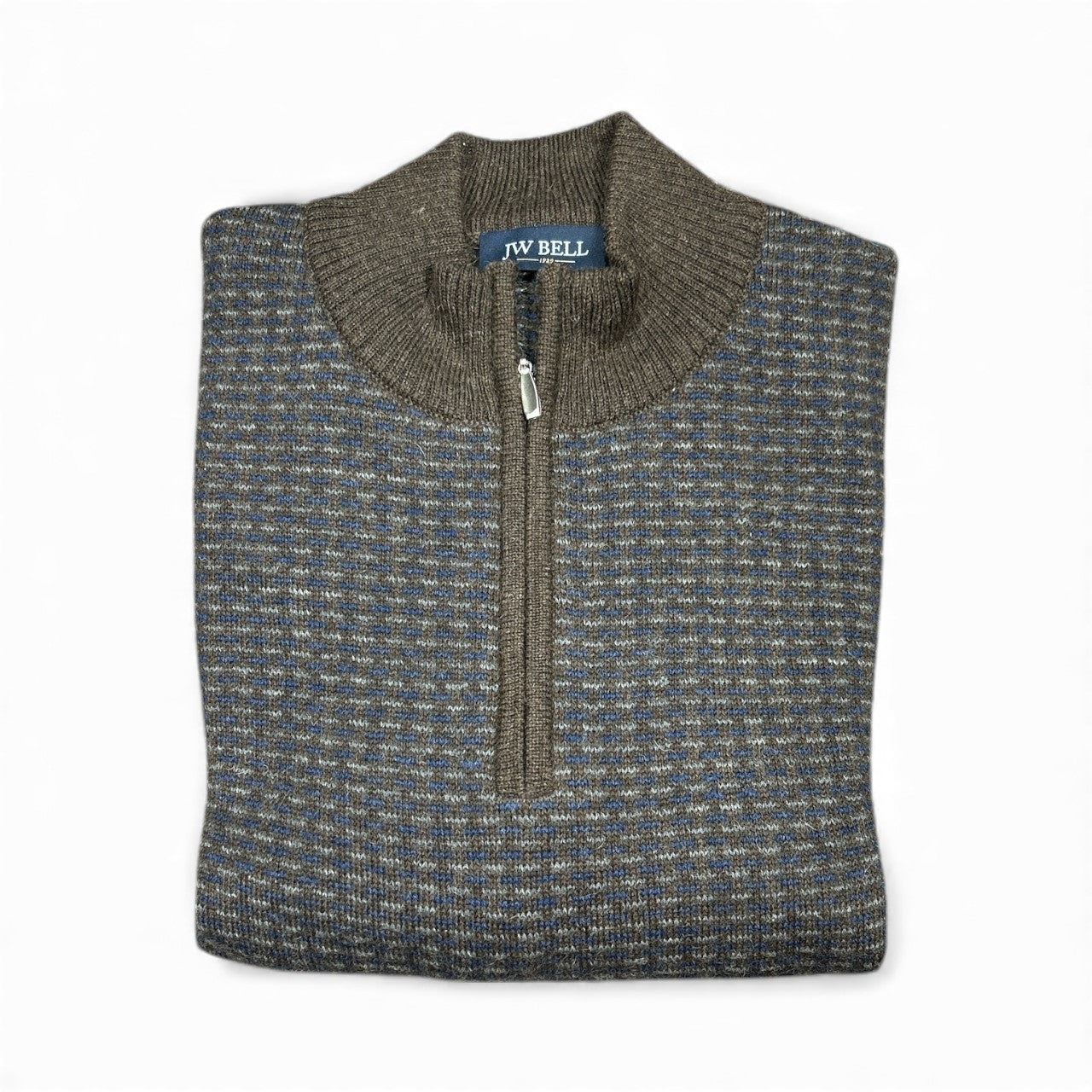 Royal Alpaca 1/2 Zip Mock Neck Sweater