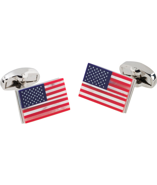 American Flag Cufflinks