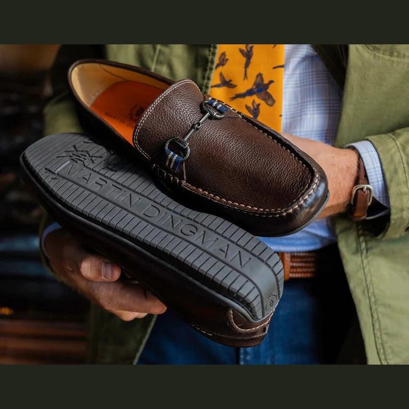 Bermuda Glove Leather Horse Bit Loafers by Martin Dingman