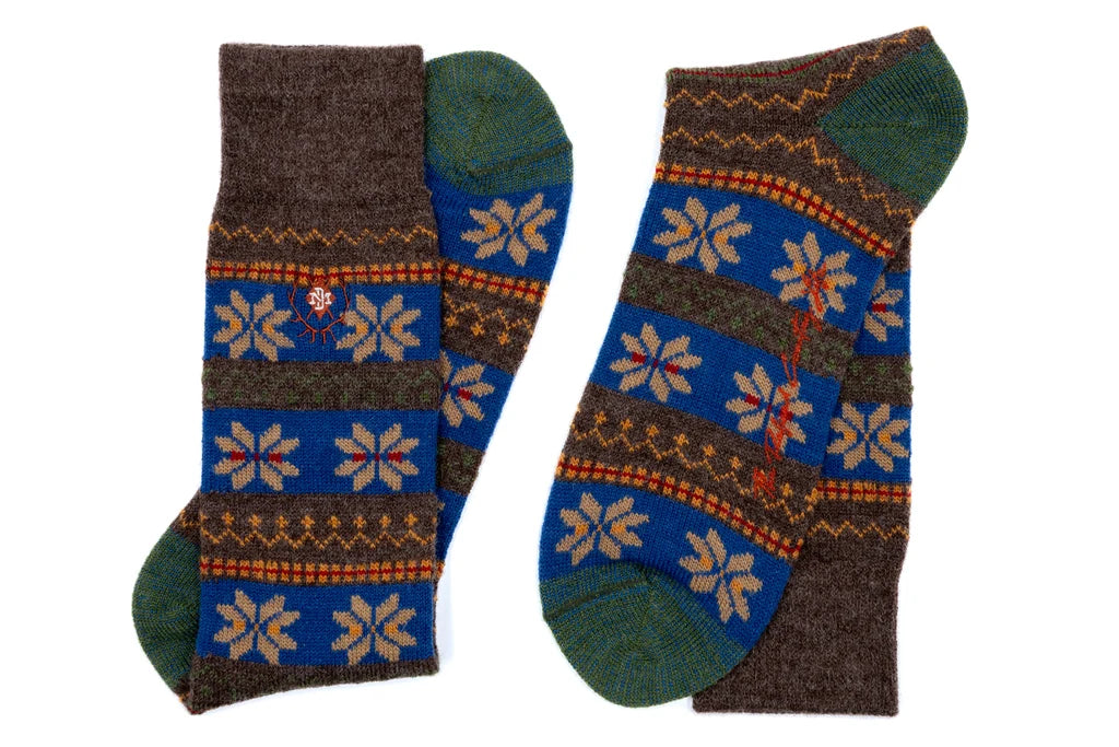Fairisle Alpaca Socks by Martin Dingman