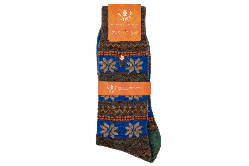 Fairisle Alpaca Socks by Martin Dingman
