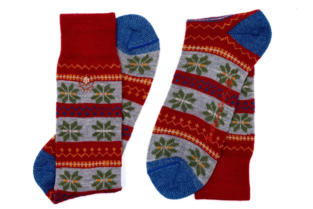 Fairisle Alpaca Socks by Martin Dingman