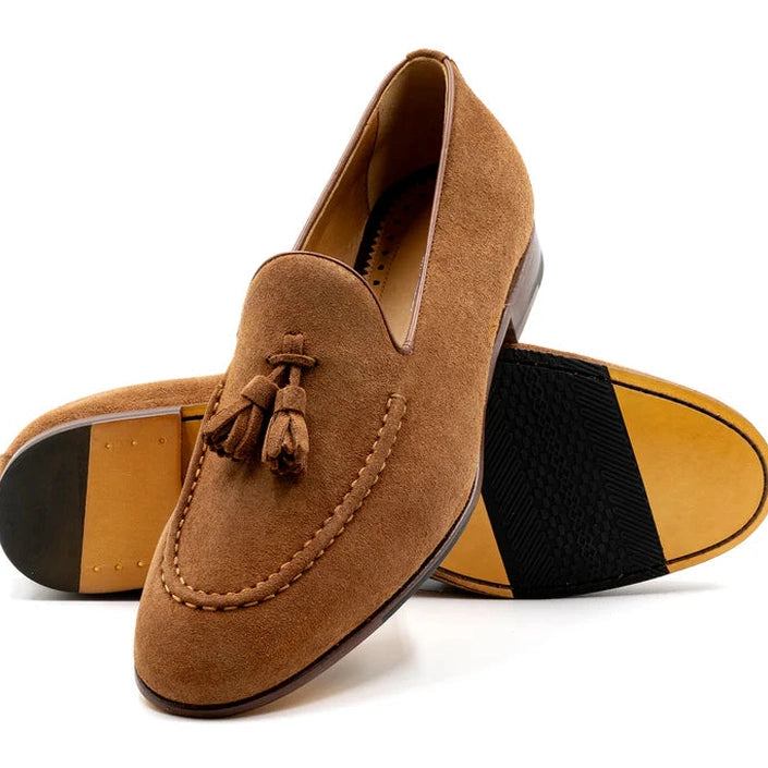 Bologna Italian Suede Loafers by Martin Dingman