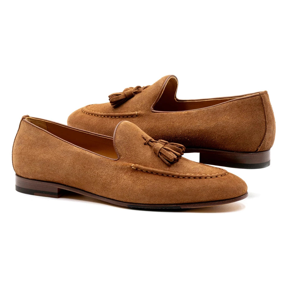 Bologna Italian Suede Loafers by Martin Dingman