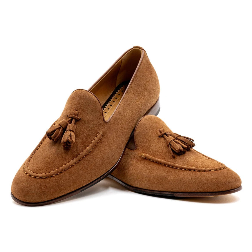 Bologna Italian Suede Loafers by Martin Dingman