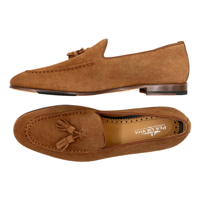 Bologna Italian Suede Loafers by Martin Dingman