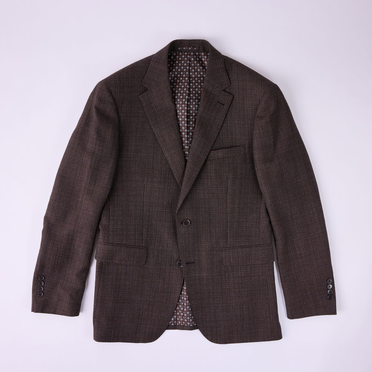 Signature Brown Wool Blazer