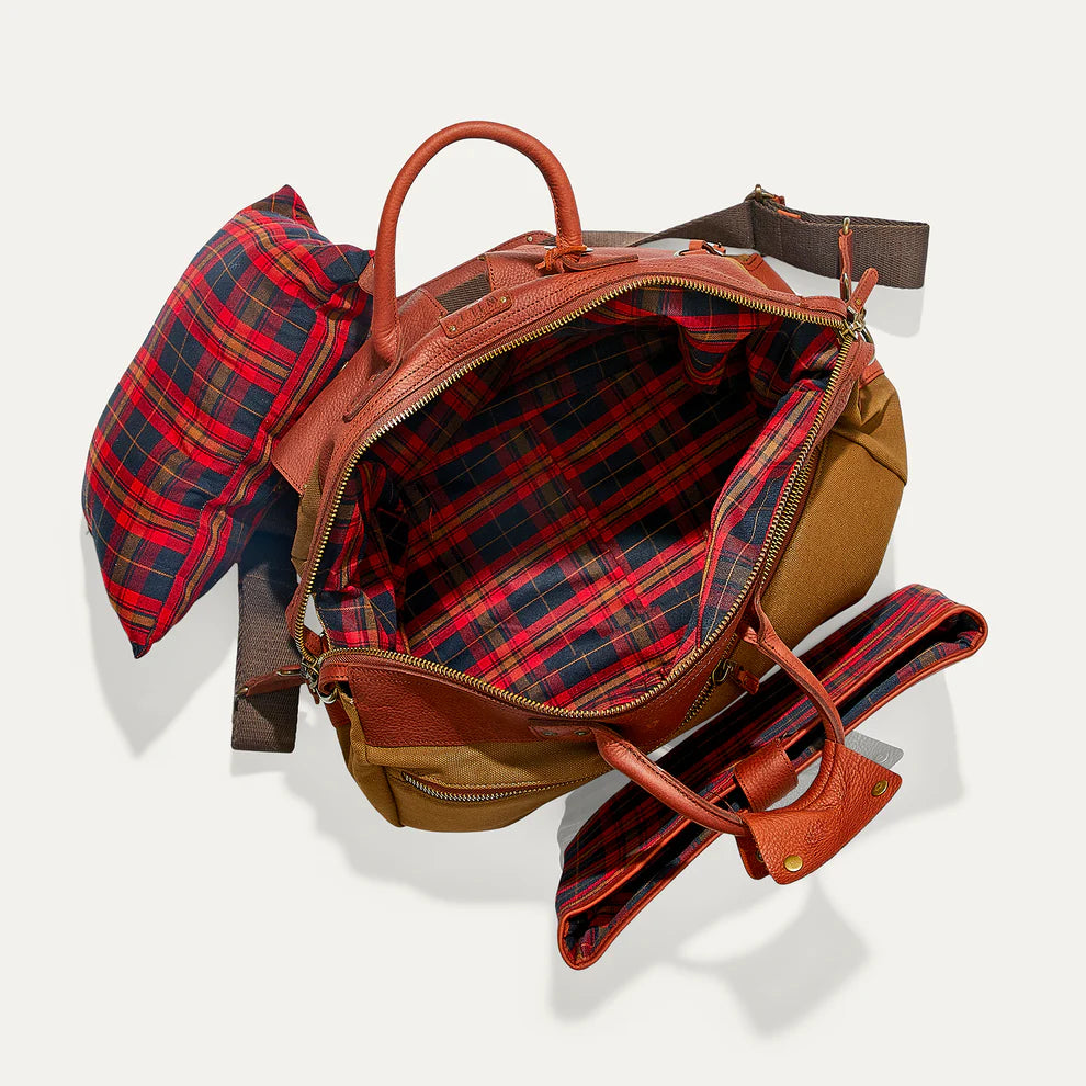 Canvas & Leather Travel Duffle