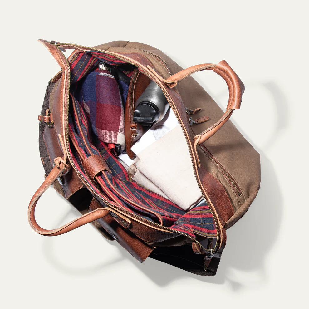 Canvas & Leather Travel Duffle
