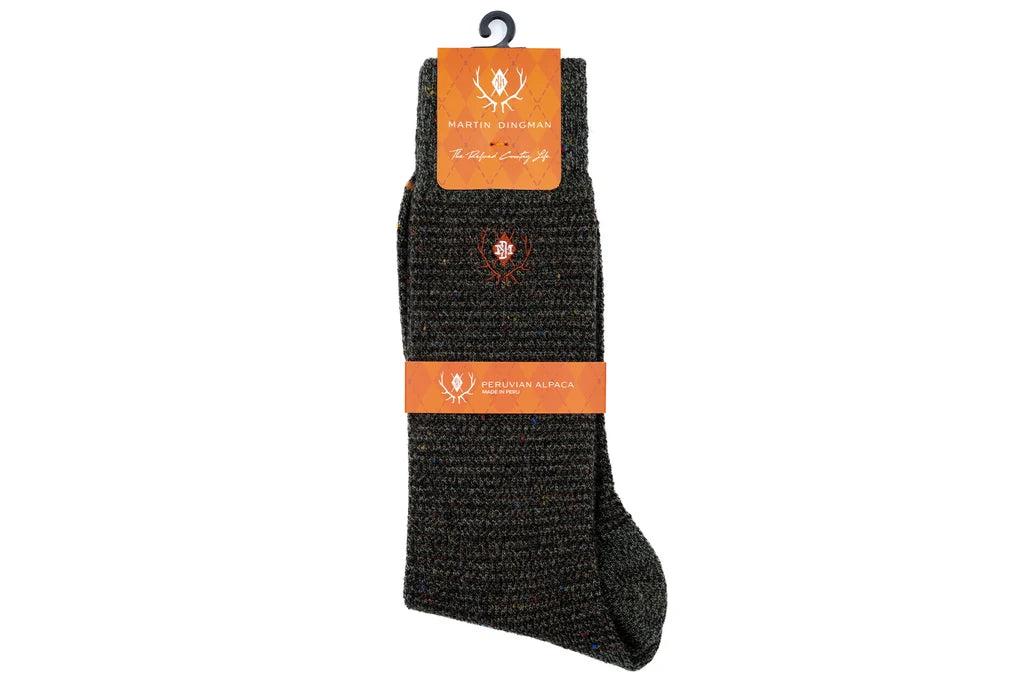 Chevron Andean Alpaca Socks by Martin Dingman