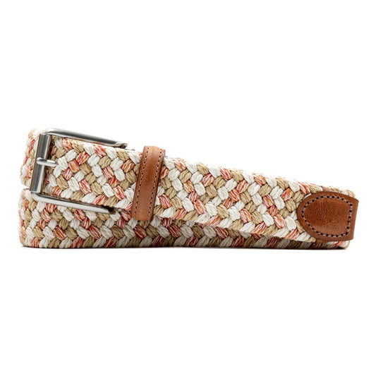 Como Braided Italian Linen and Elastic Belt by Martin Dingman