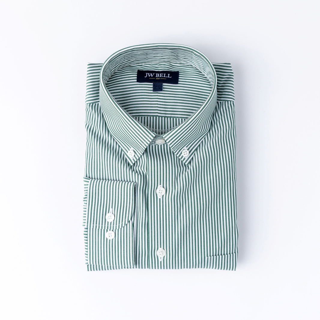 Green Striped Dress Shirt 2026.JW Bell Official Site - Men's Apparel - Free Shipping on Orders $175 ...