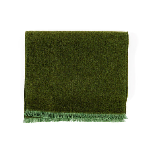 Lambswool Green Heather Scarf