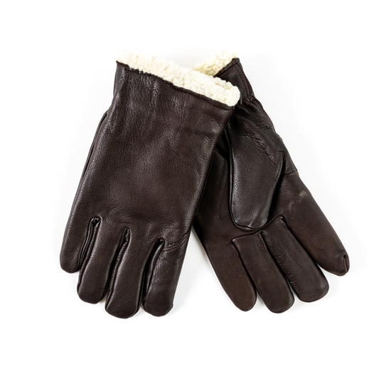 Tundra Sherpa Lined Full Grain Deerskin Gloves