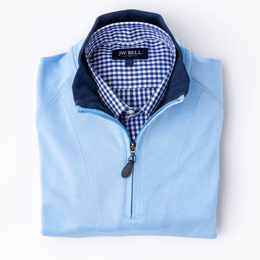 Pima Cotton Interlock 1/2 Zip Pullover - 4 Colors Available