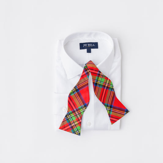 Holiday Plaid Bow Tie