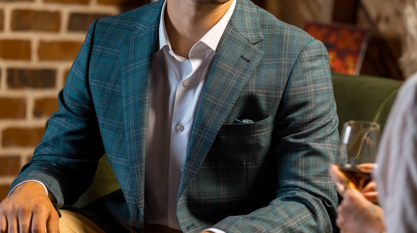 Green Plaid Sport Coat