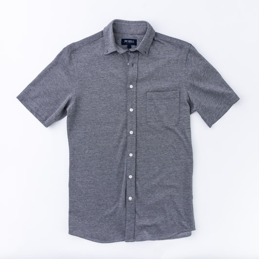 Knit Pique Short-Sleeve Sport Shirt