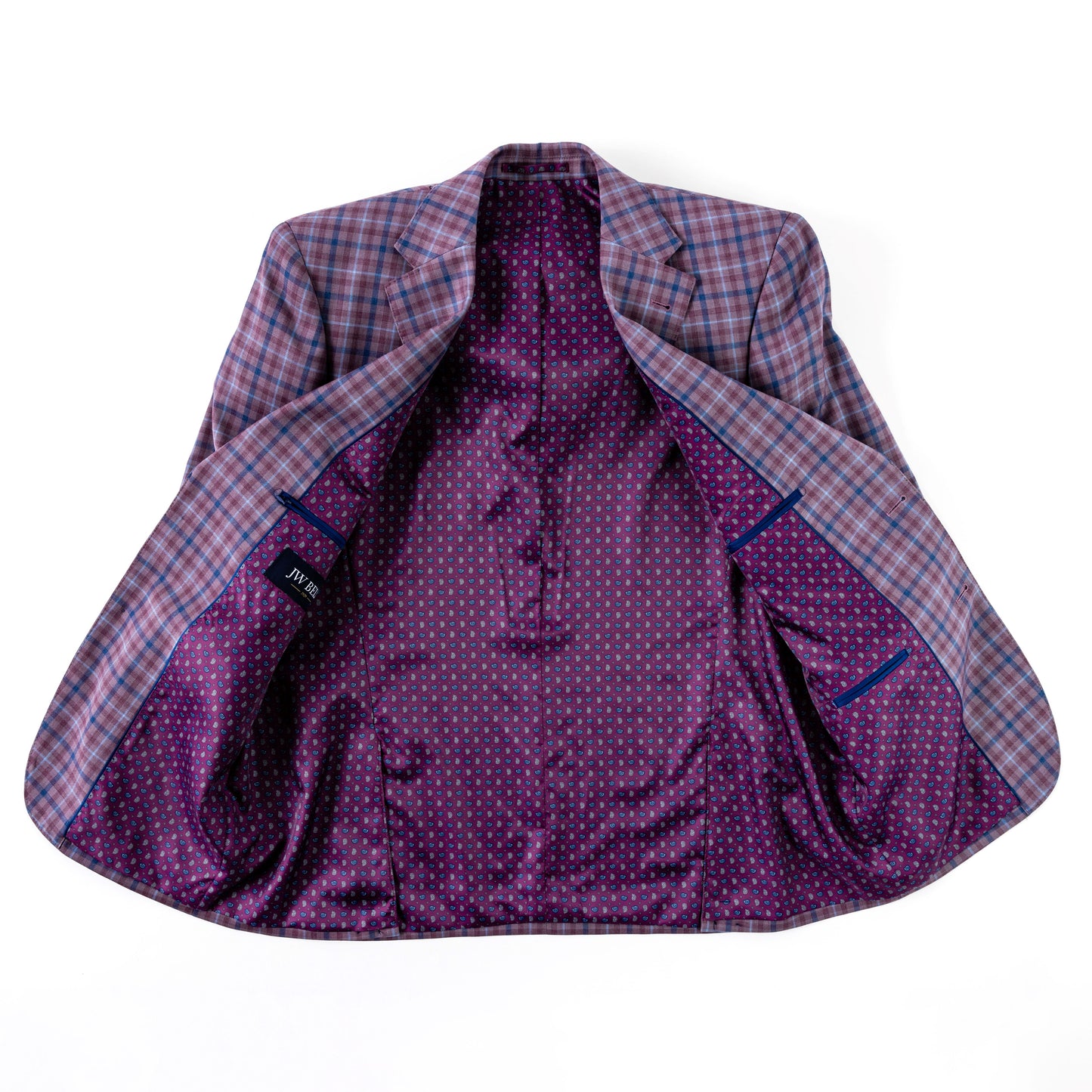 Lavender Check Wool Sport Coat