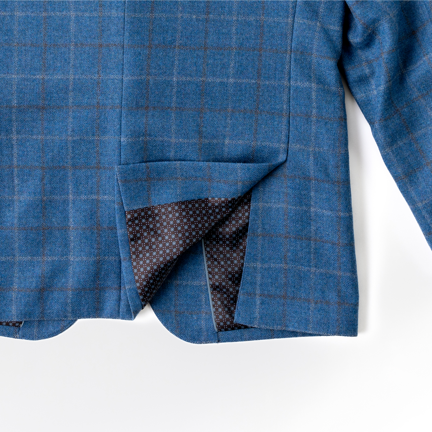 Light Blue Windowpane Sport Coat