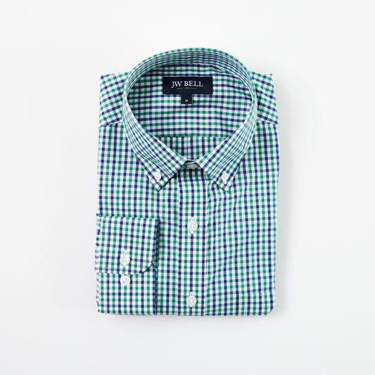 Luxe Cotton Long-Sleeve Sport Shirt