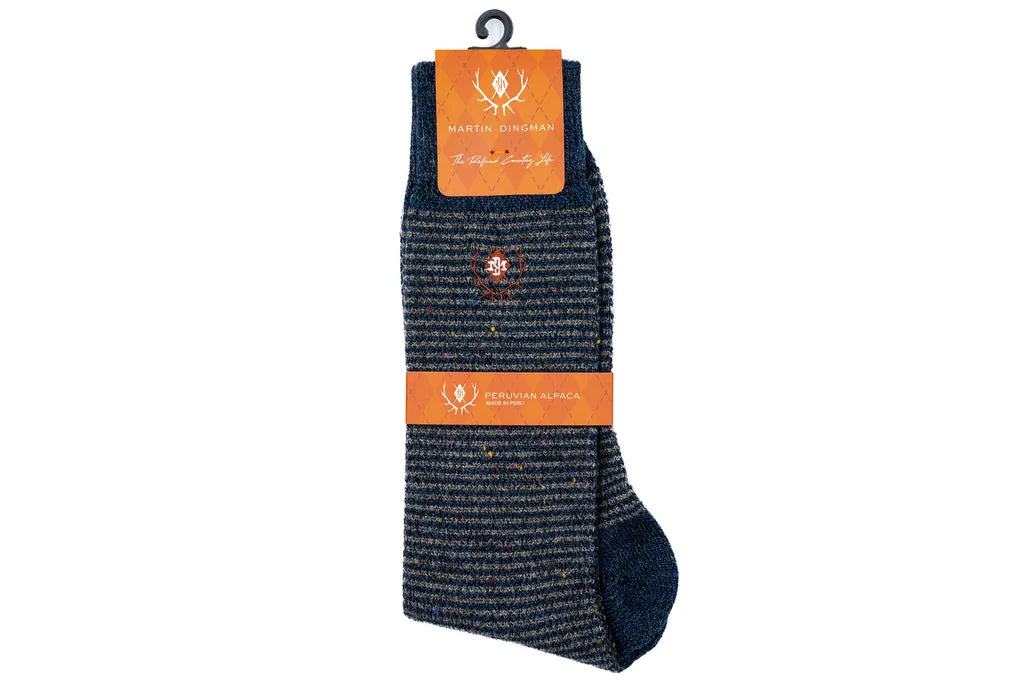 Stripe Andean Alpaca Socks by Martin Dingman