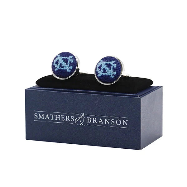 UNC Cufflinks by Smathers & Branson