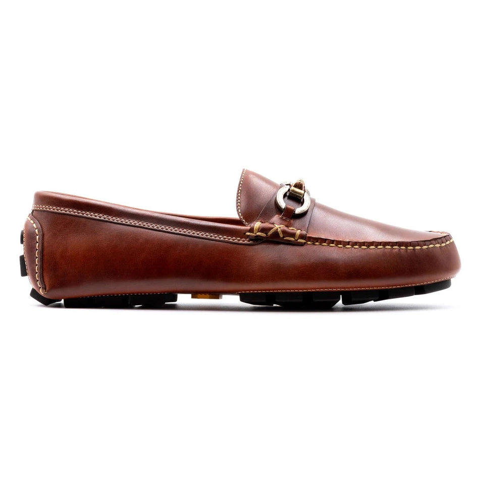 Old Row Saddle Leather Horse Bit Driving Loafers by Martin Dingman