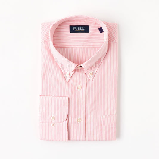 1929 Luxe Cotton Long-Sleeve Sport Shirt Button Down Collar
