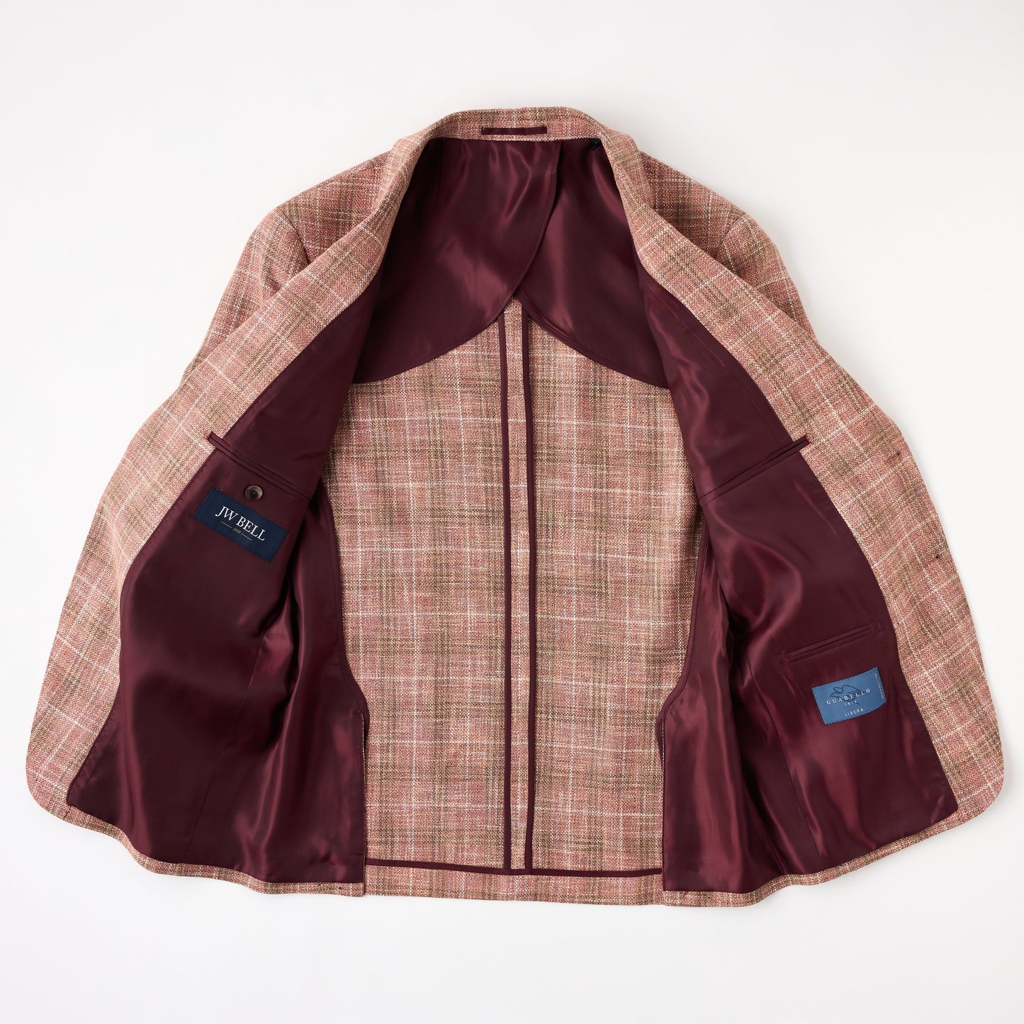Guabello Coral Plaid Sport Coat