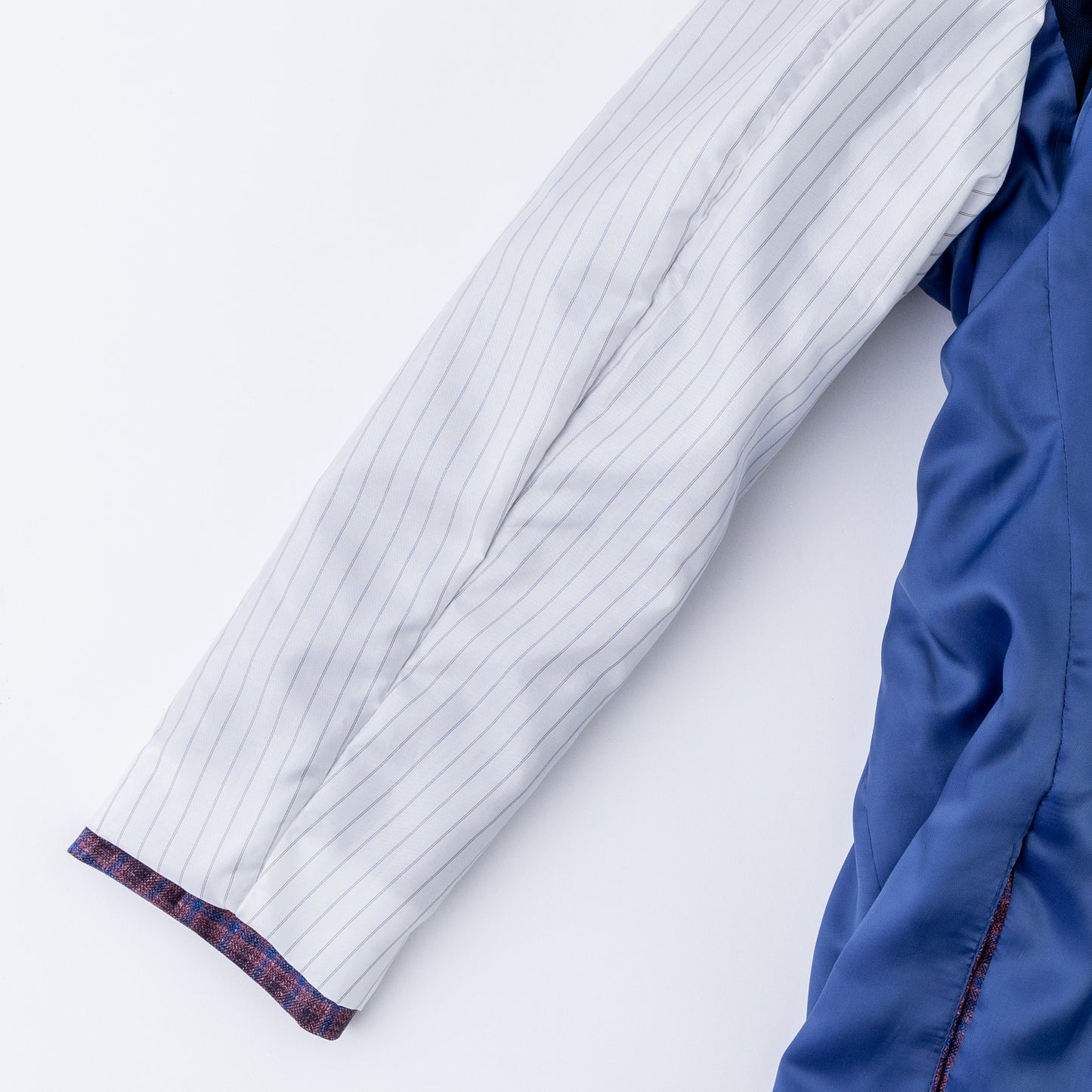 Wool-Linen-Silk Salmon Check Sport Coat