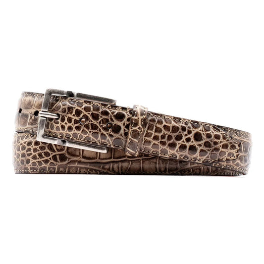 Arthur Alligator Grain Leather Belt by Martin Dingman