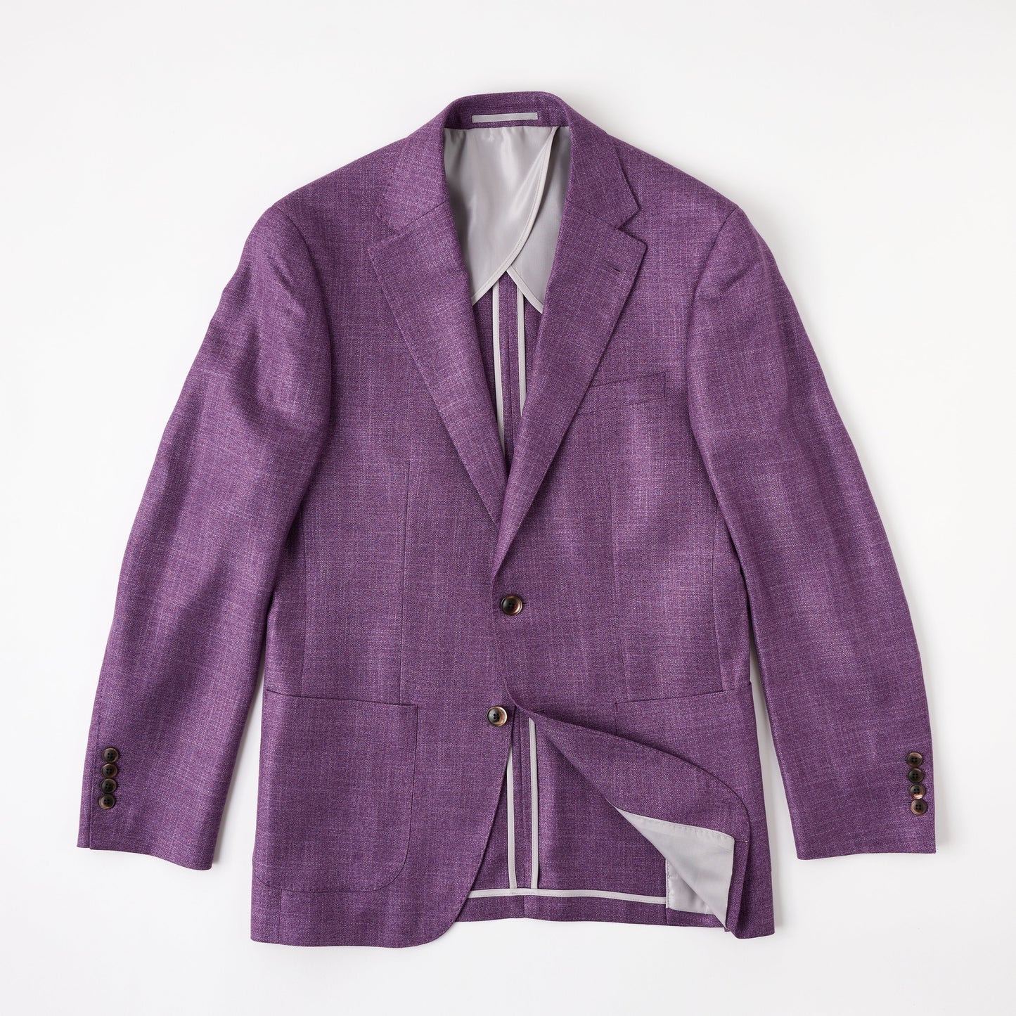Botto Giuseppe Purple Solid Sport Coat