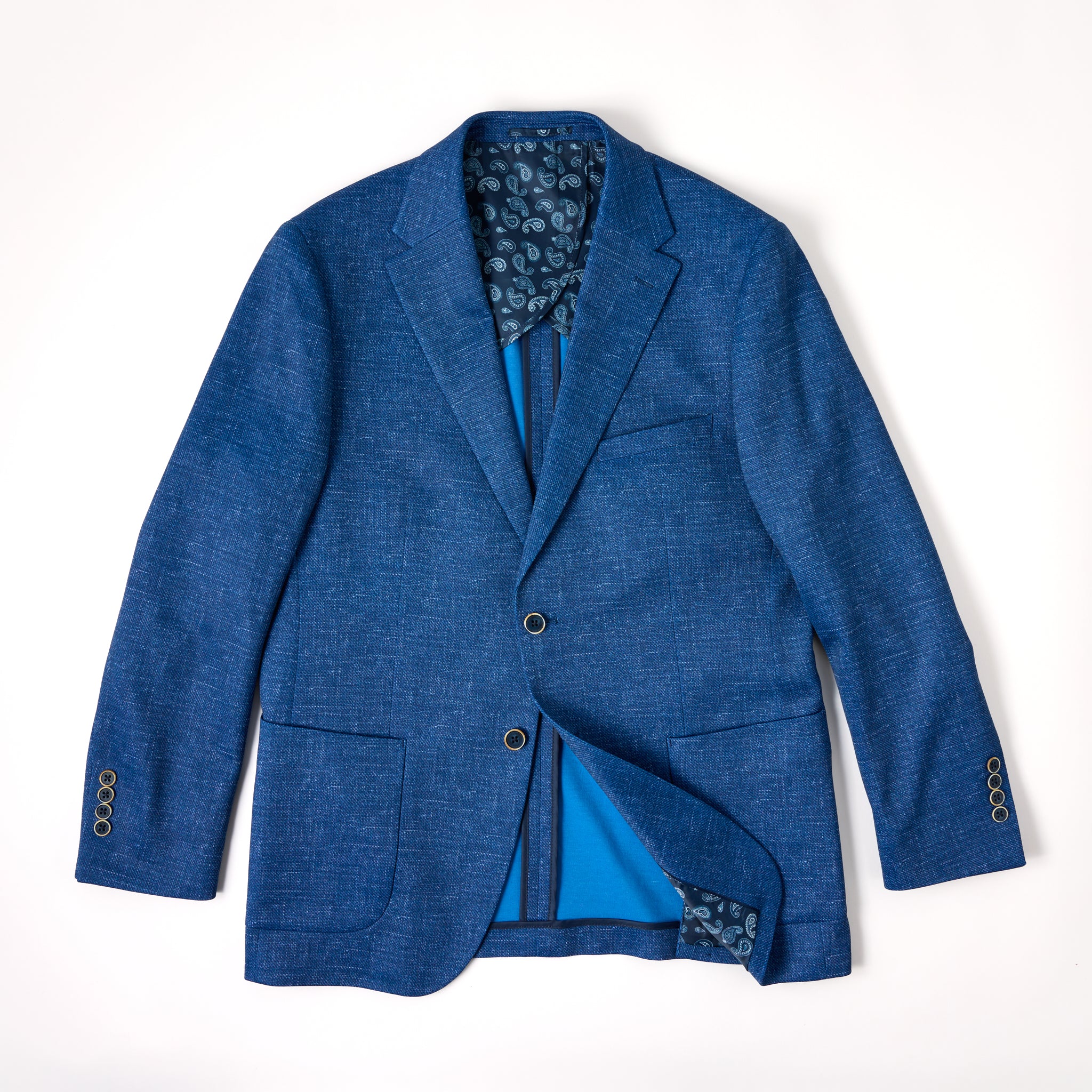 Seabrook Knit Sport Coat in Blue – JW BELL