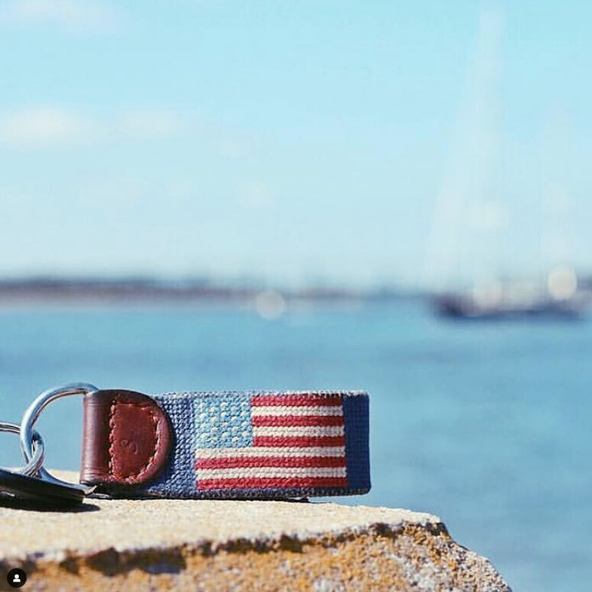 Smathers & Branson Key Fob - American Flag