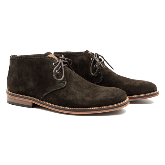 Ernest Safari Wild African Kudu Suede Leather Chukka Boots by Martin Dingman