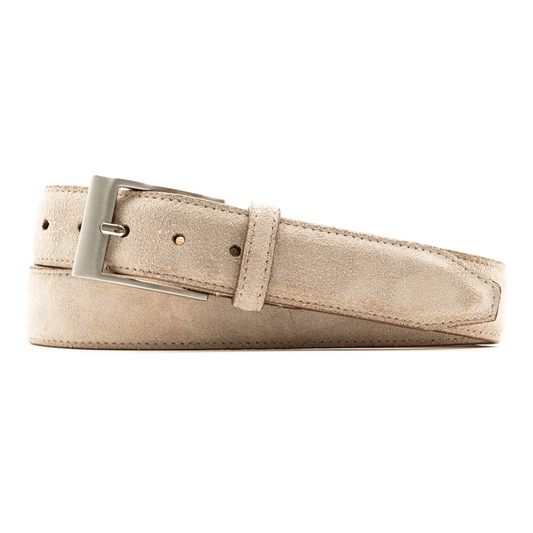 Royal Water Repellent Suede Leather Belt by Martin Dingman