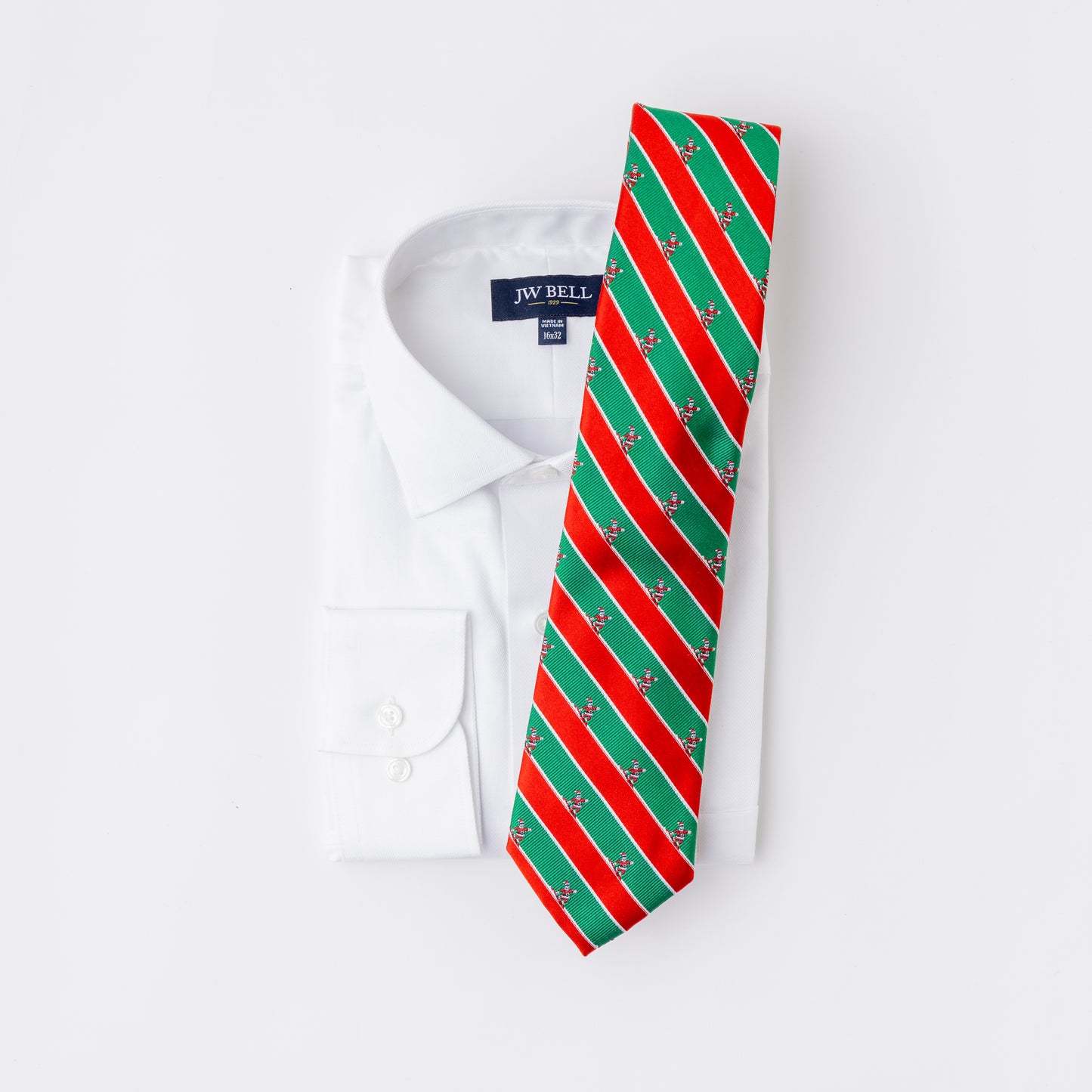 Snowboarding Santa Tie