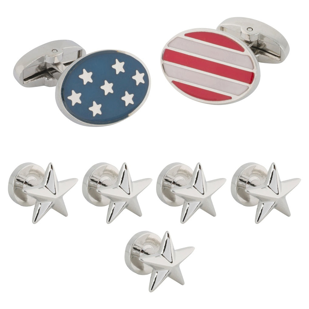 Stars and Stripes Stud Set