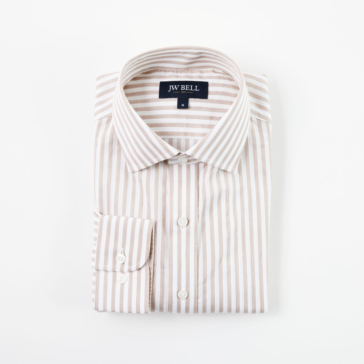 Luxe Cotton Long-Sleeve Spread Collar Sport Shirt