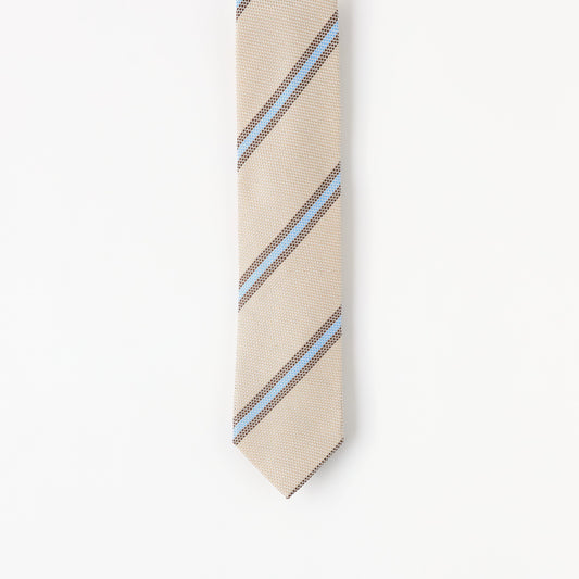 1929 British Luxe Lace Stripe Silk Tie