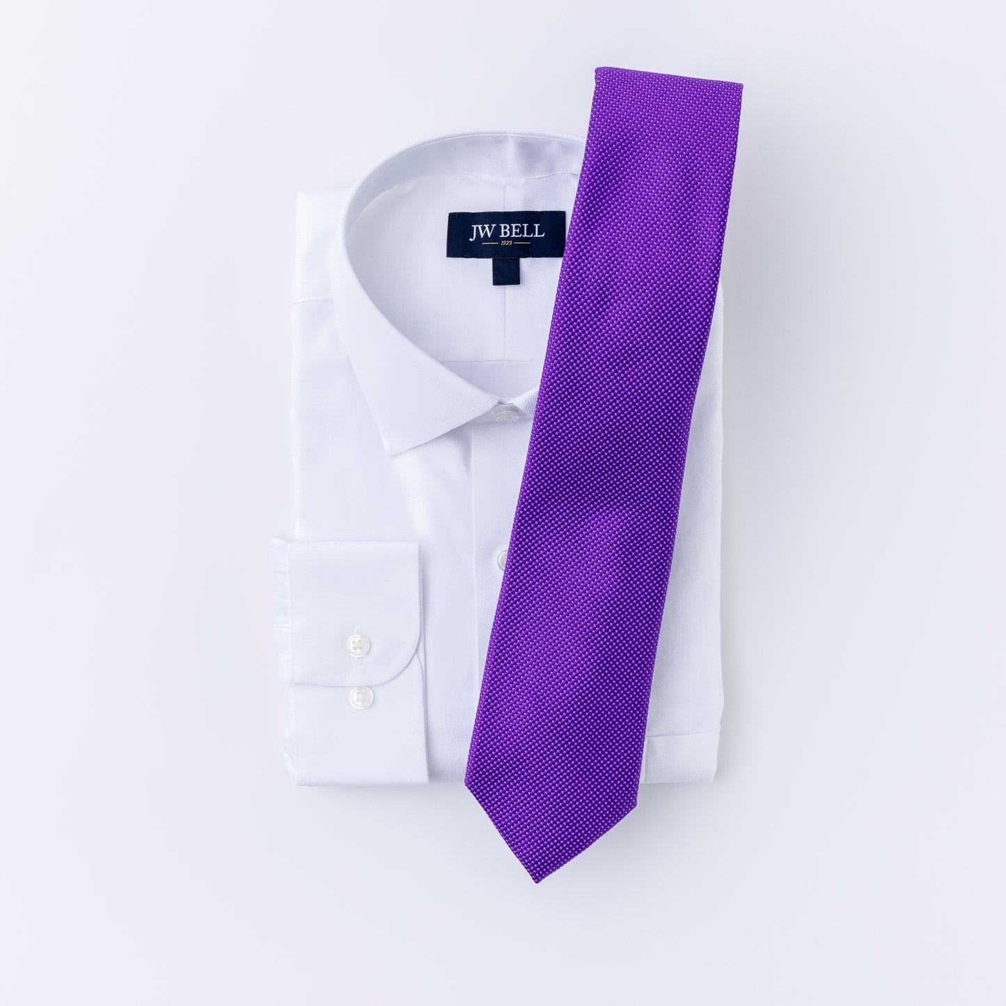 Pindot Solid Extra Long Tie