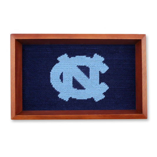 UNC Needlepoint Valet Tray
