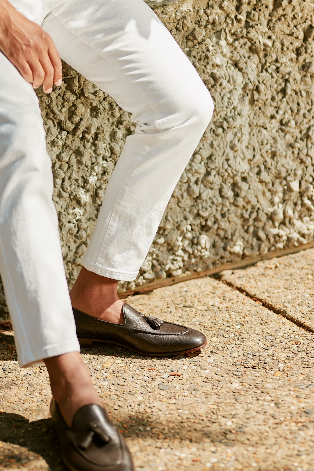 Washed 5-Pocket Stretch Denim