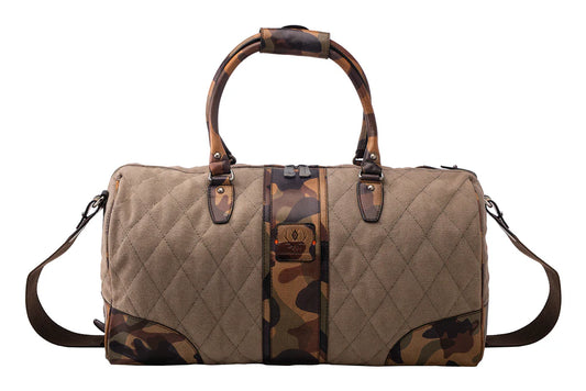 Woodland Quilted Oxford Canvas Duffel by Martin Dingman