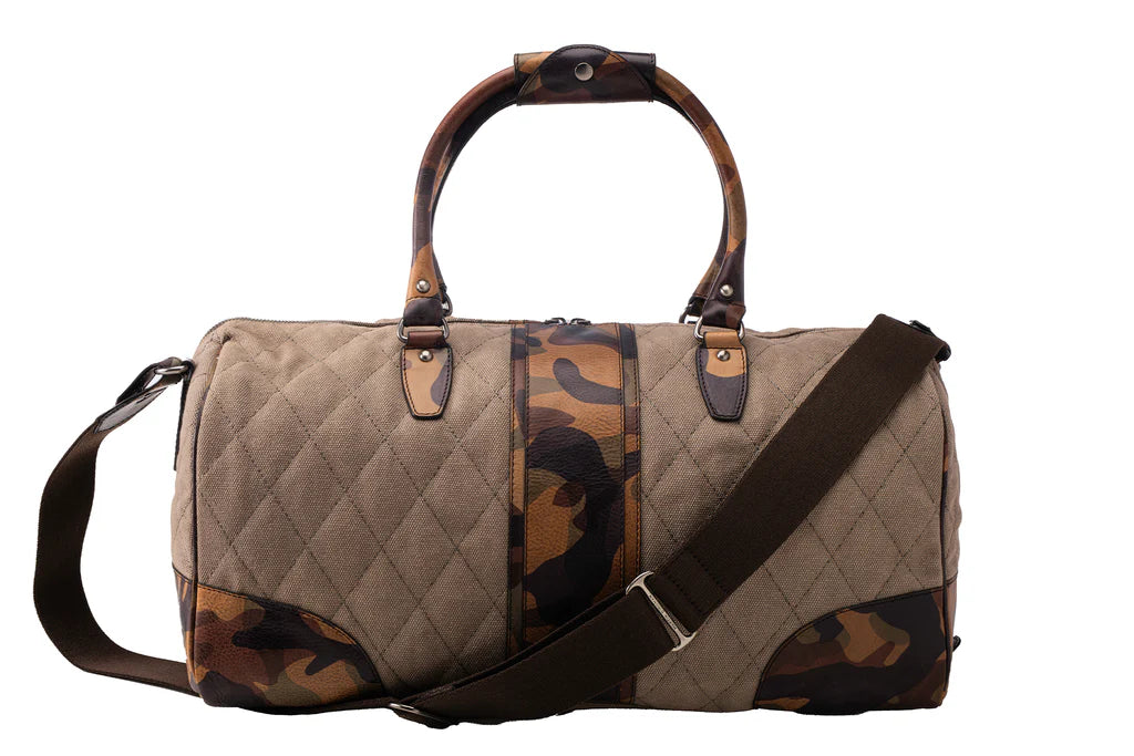 Woodland Quilted Oxford Canvas Duffel by Martin Dingman
